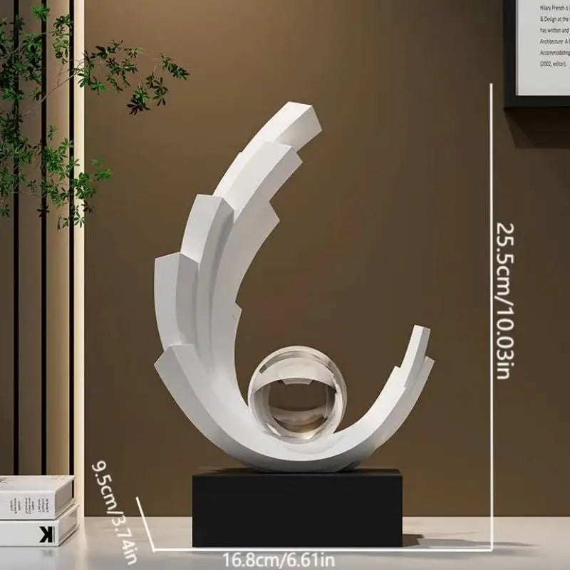 1Pc Collectible Figurine, Light Luxury Smooth Smooth Decoration Home Living Room Entrance Wine Cabinet Tv Cabinet Decoration Housewarming Opening Gift