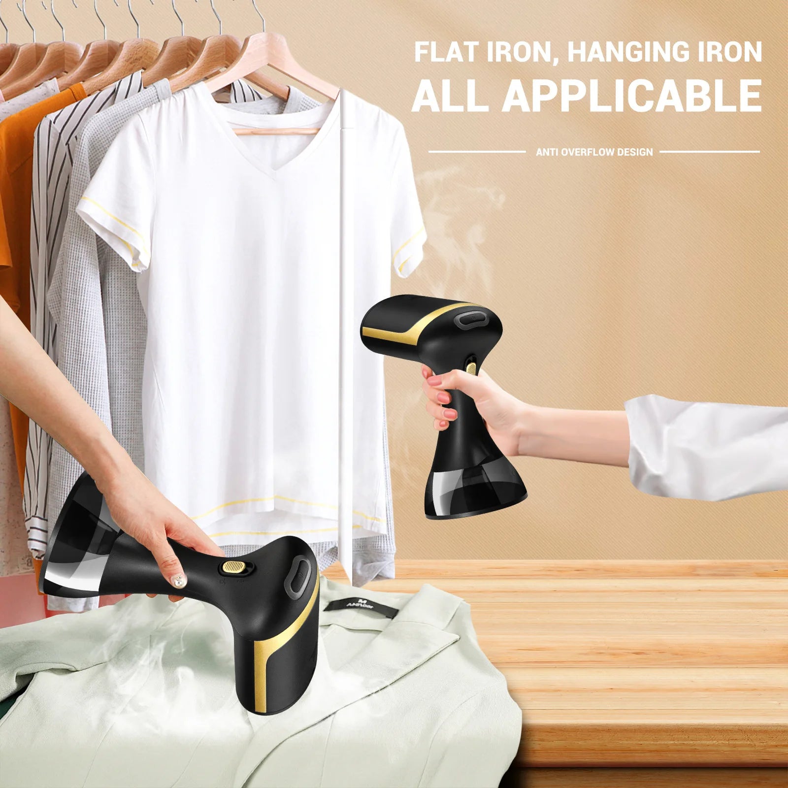 HOMEFISH Hand Holding Ironing Machine Iron Machine Household Steam Small Portable Hanging Ironing Machine Wet Ironing Machine