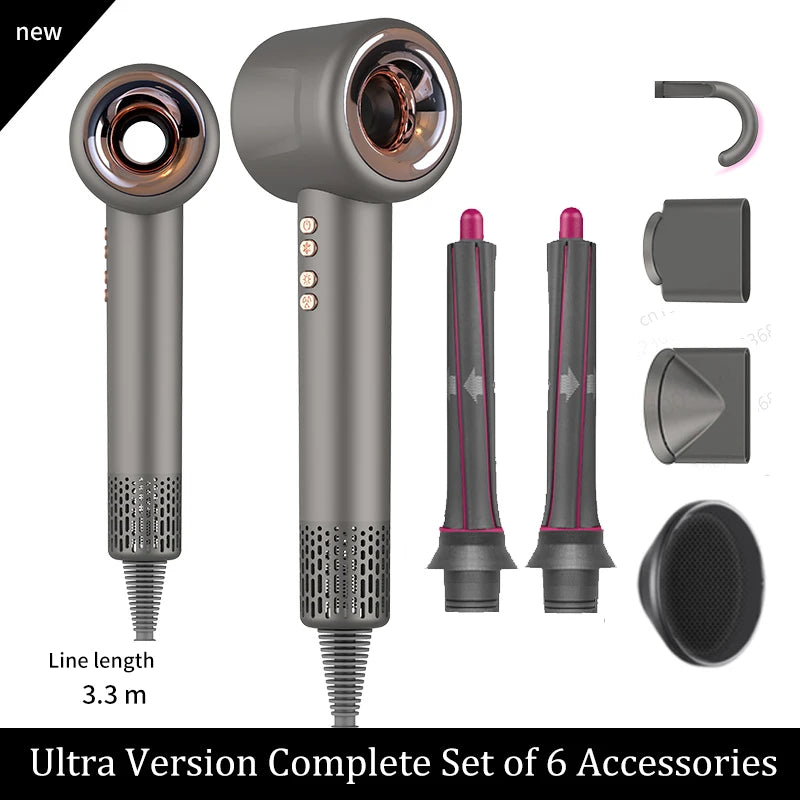 Super Hair Dryer 220V Leafless Hair dryer Personal Hair Care Styling Negative Ion Tool Constant Anion Electric Hair Dryers