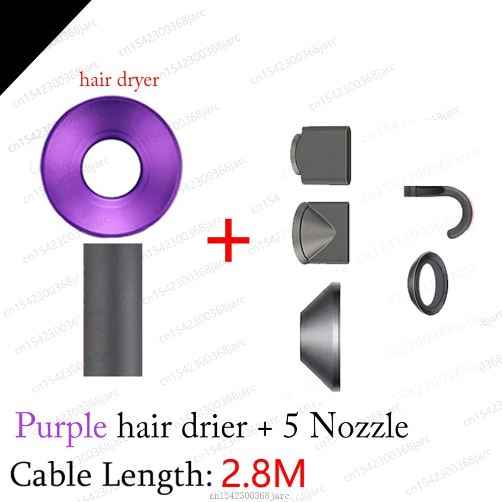 SenCiciMen Professinal Hair Dryer Negative Ion Blow Dryer Quick Dry Leafless Hairdryer Salon Home Constant Temperature Hair Care